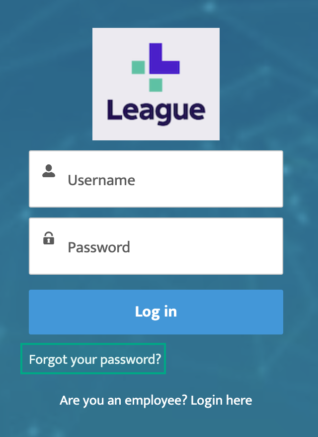 Forgot your Portal account password?