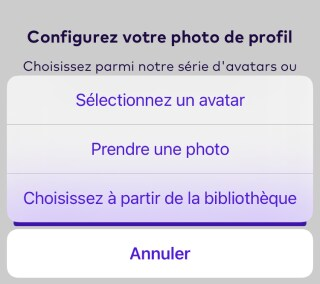 Défiez les options de photo sur l'application League