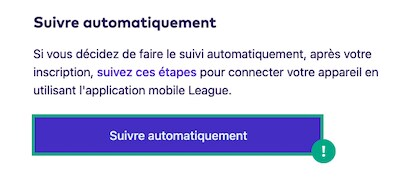 Écran Suivre automatiquement